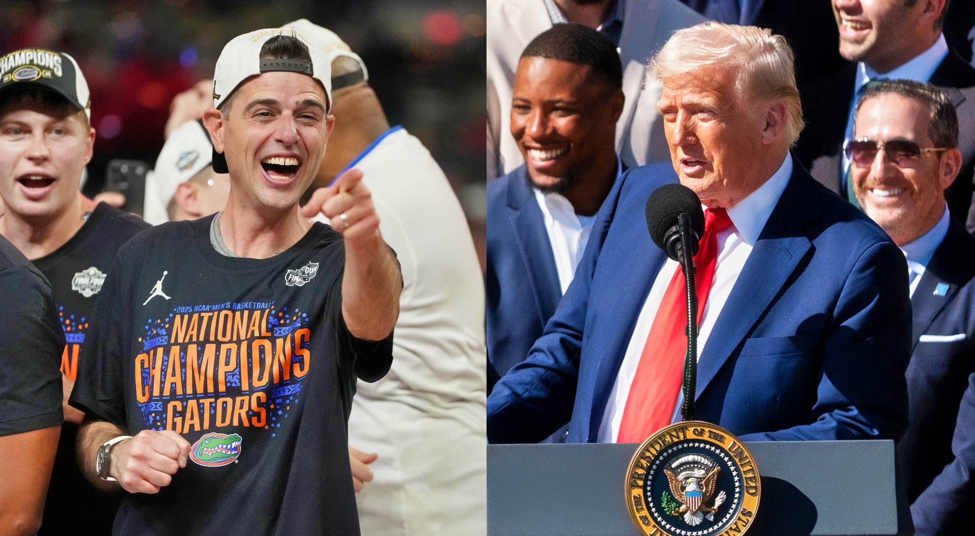 Trump Hosts NCAA Basketball Champion Florida Gators at the White House
