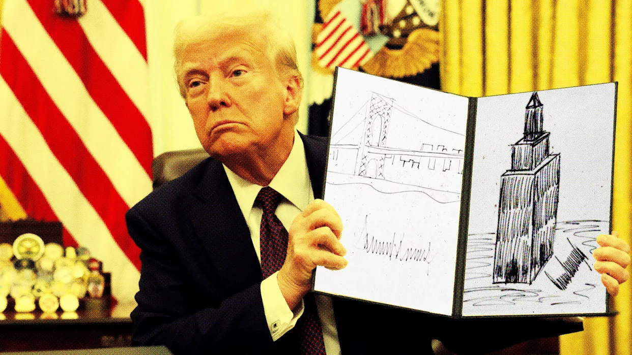 Trump Says He Doesn’t Draw but Auctioned Sketches Suggest Otherwise